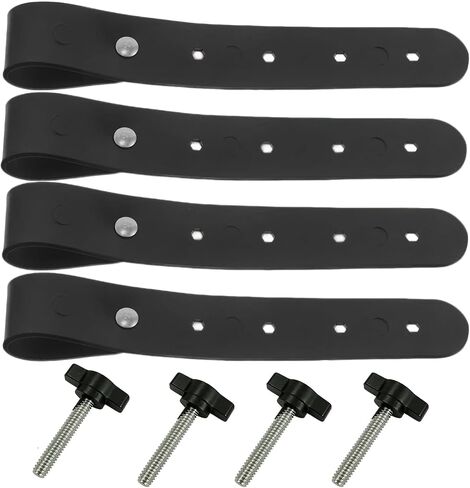 4 Pack Piano Keyboard Locking Straps, Adjustable Securing Belts to Hold Electronic Piano Firmly on Keyboard X Stand for Performance & Daily Use in Kuwait
