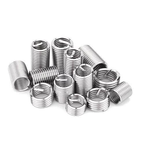 20Pcs M1.6 X 0.35 304 Stainless Steel Wire Thread Insert Sleeve Bushing Screw Coil Repair Nut - Industrial Fasteners(3D) in Kuwait