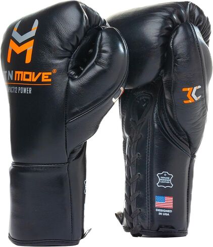 HIT N MOVE Compact 12 OZ Conditioning Boxing Gloves for Men & Women – Slim Fit Training Gloves for Bags, Pads & High-Intensity Work – Balanced Weight, Precision Feel, Small & Large Sizes in Kuwait