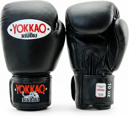 YOKKAO Matrix Breathable Muay Thai Boxing Gloves - Black - 12oz in Kuwait