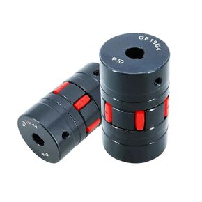 D30L50 Bore 8-16mm Coupler Flexible Elastic Shaft Coupling 2 Jaw 45#Steel Torque 20Nm 1Pcs(10-12) in Kuwait