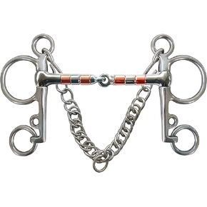 5'' Horse Snaffle Bit, Stainless Steel Bit with Copper Mouth, Western Equestrian Training Bit in Saudi Arabia