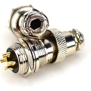 Gold Plated GX16 Aviation Plug Circular Connector - 5/20/100 Sets Male & Female 2-10 Pins Electric Wire Connectors(GX16 Docking Head,20 SETS-9P) in Saudi Arabia