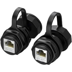 Waterproof CAT6A RJ45 Network Connector Industrial Ethernet M25/M21 Panel Type Socket Direct Plug CAT6 rj45 Circular Joint(M21-RJ45) in Saudi Arabia