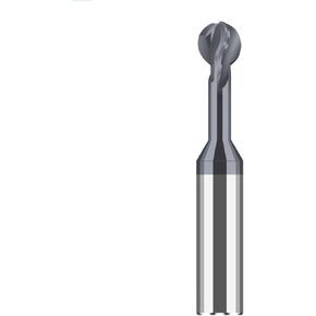 Tungsten Carbide Ball T-Shaped Arch Milling Cutter Lollipop End Milling Cutter R0.75-R6 CNC Router Spiral Bit for Steel Aluminum(D12R6,for Steel) in Kuwait