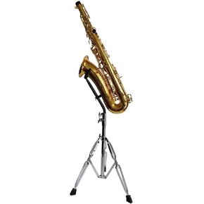 Alto/Tenor Saxophone Stand,Adjustable Metal Sax Stand Display,Portable Foldable Tripod Stand,Lightweight Compact for Live Performance Travel in Kuwait
