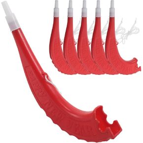 Kisangel 6Pcs Plastic Stadium Horns, 8.6 Inch Loud Noisemakers for Football Games and Sports Events, Colorful Vuvuzela Trumpet Favors for Parties and Celebrations in Kuwait