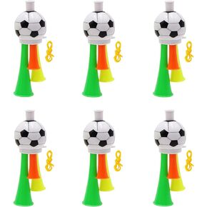 3PCS Plastic Stadium Horns, Loud Noise Makers for 2026 World Soccer Events, Trumpet Party Favors for Football Championship, Soccer Fan Gifts (Random Color) 13.5cm in Saudi Arabia