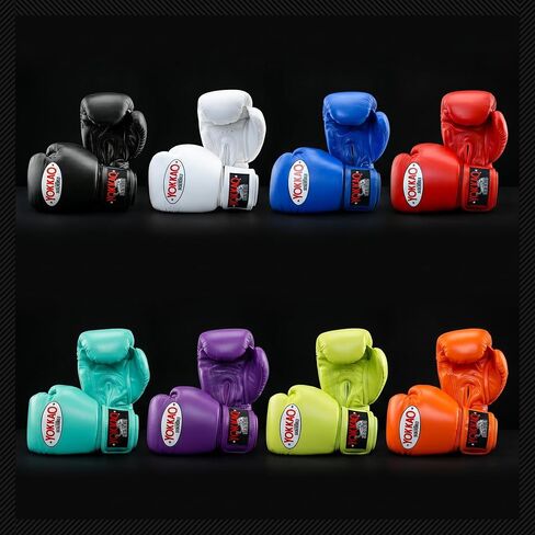 YOKKAO Matrix Breathable Muay Thai Boxing Gloves - Black - 12oz in Kuwait