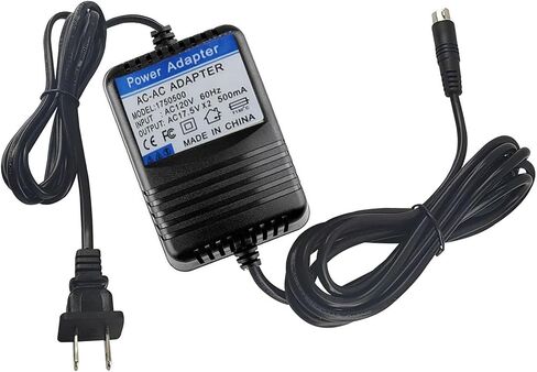 محول طاقة خلاط 17.5VX2 | لخلاط Behringer MXUL5 Eurorack UB1202, XENYX-1202 (FX:MX5-MP3) مصدر طاقة بتيار متردد 17.5 فولت صغير 3 دبوس Din. in Kuwait