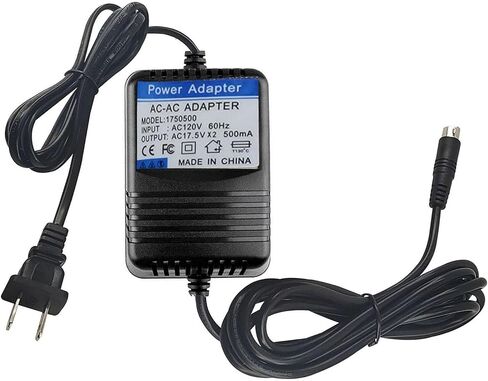 محول طاقة خلاط 17.5VX2 | لخلاط Behringer MXUL5 Eurorack UB1202, XENYX-1202 (FX:MX5-MP3) مصدر طاقة بتيار متردد 17.5 فولت صغير 3 دبوس Din. in Kuwait