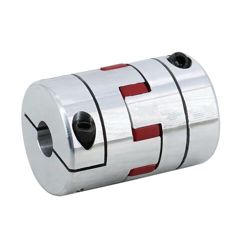 Three Jaws D40L65 Coupler Aluminium Shaft Coupling Motor Connector Couplings with 5mm Keyway 1Pcs(17-14(5mm Keyway)) in Kuwait