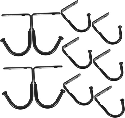 10pcs Wall Hooks for Hanging Iron Wall Hook Warehouse Hanger and Break Resistance Multi-Functional Home Hardware in Kuwait