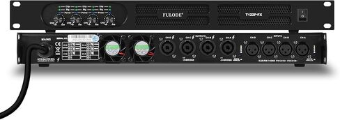 مضخم طاقة احترافي ذو 4 قنوات، 1U 4 × 1500 واط عند مضخم صوت 4 أوم مع اتصال XLR/Speakon، أوضاع استريو/جسر/متوازي، محدد وحماية من الحمل الزائد للمسرح والاستوديو in Kuwait