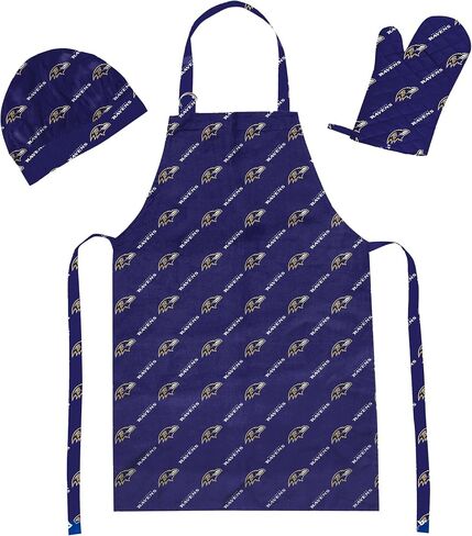 NFL Baltimore Ravens 3 Piece Set Apron Mitt Hat in Saudi Arabia