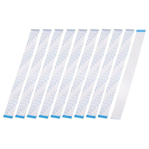 MECCANIXITY 10Pcs Flat Flexible Cable Ribbon Thin FFC Wire, 40 Pin 0.5mm Pitch 200mm Long (B Type) for LCD 3D Printer Camera Laptop Audio in Kuwait