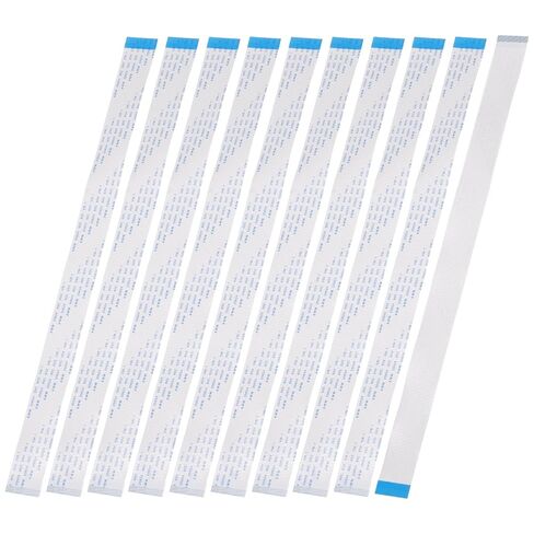 MECCANIXITY 10Pcs Flat Flexible Cable Ribbon Thin FFC Wire, 40 Pin 0.5mm Pitch 200mm Long (B Type) for LCD 3D Printer Camera Laptop Audio in Kuwait