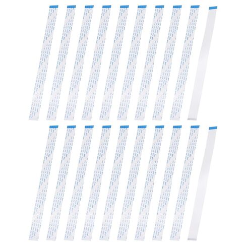 MECCANIXITY 10Pcs Flat Flexible Cable Ribbon Thin FFC Wire, 40 Pin 0.5mm Pitch 200mm Long (B Type) for LCD 3D Printer Camera Laptop Audio in Kuwait
