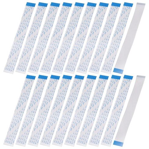 MECCANIXITY 10Pcs Flat Flexible Cable Ribbon Thin FFC Wire, 40 Pin 0.5mm Pitch 200mm Long (B Type) for LCD 3D Printer Camera Laptop Audio in Kuwait