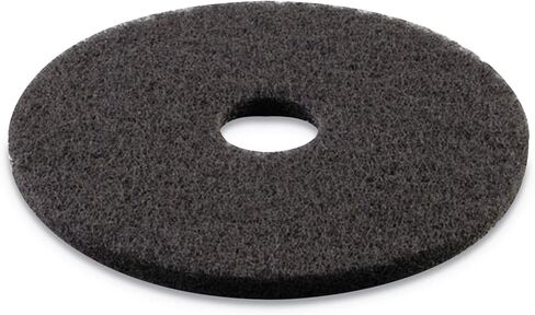 Boardwalk Stripping Floor Pads, 17" Diameter, Black, 5/carton in Kuwait