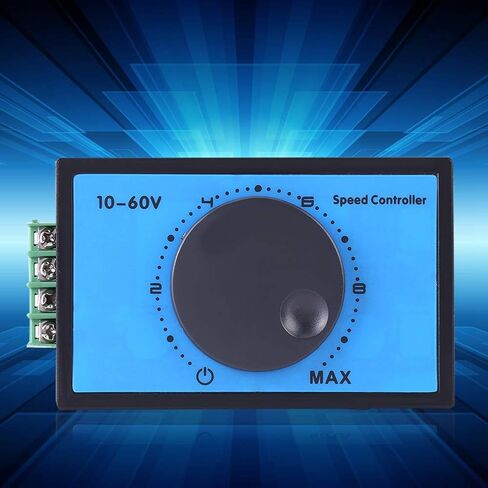20A PWM DC Motor Speed Controller, Soft Start, Blocking Protection, Low Voltage Over Current Protection, 10-60V Motor Speed Regulator, 12V 24V 36V 48V Compatible, for Robotics, Ele in Kuwait