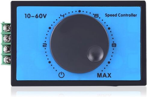 20A PWM DC Motor Speed Controller, Soft Start, Blocking Protection, Low Voltage Over Current Protection, 10-60V Motor Speed Regulator, 12V 24V 36V 48V Compatible, for Robotics, Ele in Kuwait