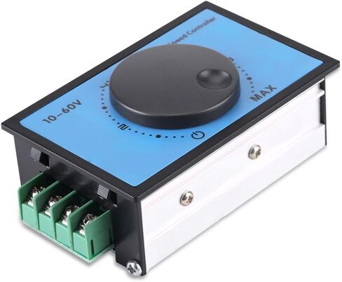 20A PWM DC Motor Speed Controller, Soft Start, Blocking Protection, Low Voltage Over Current Protection, 10-60V Motor Speed Regulator, 12V 24V 36V 48V Compatible, for Robotics, Ele in Kuwait