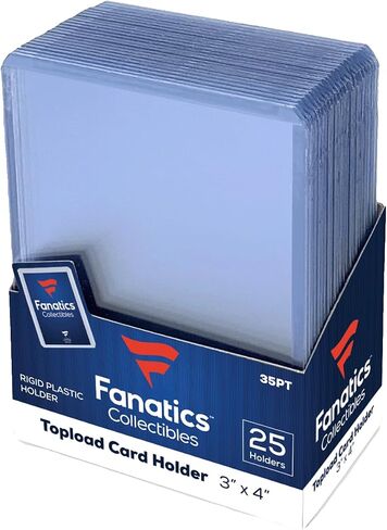 2026 Topps Chrome UFC - مختوم من المصنع - صندوق ضخم ولوادر علوية 35pt 3x4، عدد 25 - حاملات بطاقات صلبة شفافة ذات حجم قياسي لحماية بطاقات التداول in Kuwait