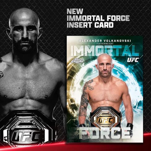 2026 Topps Chrome UFC - مختوم من المصنع - صندوق ضخم ولوادر علوية 35pt 3x4، عدد 25 - حاملات بطاقات صلبة شفافة ذات حجم قياسي لحماية بطاقات التداول in Kuwait
