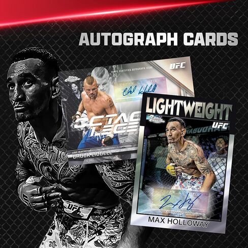 2026 Topps Chrome UFC - مختوم من المصنع - صندوق ضخم ولوادر علوية 35pt 3x4، عدد 25 - حاملات بطاقات صلبة شفافة ذات حجم قياسي لحماية بطاقات التداول in Kuwait