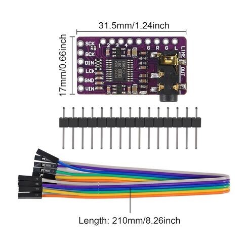 3 قطع PCM5102 واجهة I2S ستيريو PCM5102A وحدة فك تشفير الصوت الرقمي DAC GY-PCM5102 وحدة الصوت لوحة المشغل محول رقمي إلى تناظري IIS I2S وحدة مشغل التنسيق لـ Arduino Raspberry Pi in Kuwait