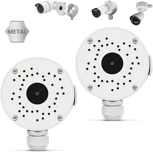 WEILAILIFE【Metal IP66 Waterproof】 Universal Camera Junction Box Waterproof Junction Box for Bullet Outdoor Cameras Junction Box in Saudi Arabia