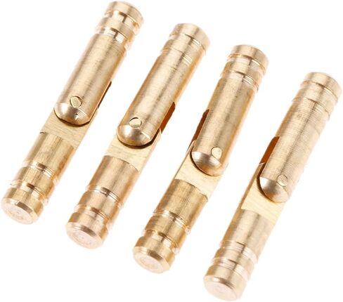 Cylinder Brass Copper Invisible Concealed Barrel Hinge Bolt Wood Boxes Door Hinges Antique Furniture Hardware 4Pcs(4x20mm) in Kuwait