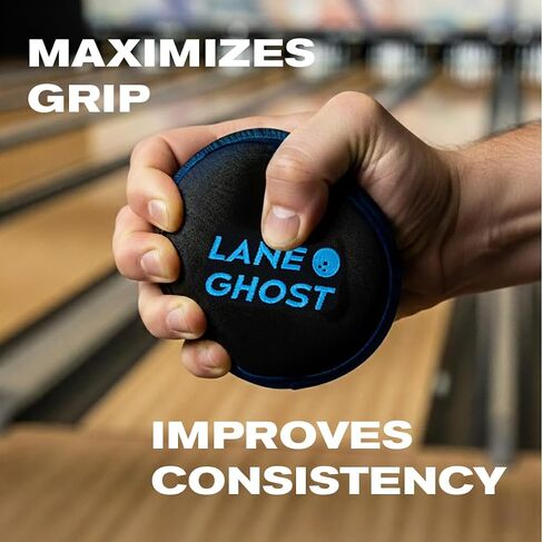 Lane Ghost Bowling Ball Cleaner Spray and Grip Sack كيس الصنوبري - معتمد من USBC - منظف الزيت والجرجر وعلامات الحزام - يعيد التكسير ويطيل عمر الكرة in Kuwait