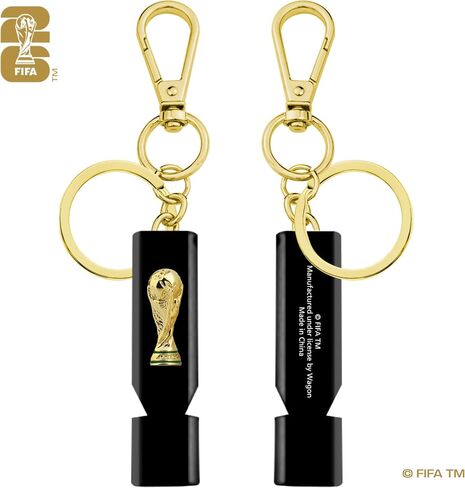 Official FIFA World Cup 2026 Edition - Whistle Ref/Safety Keychain - 2.2 Inch 2.5D Collector’s Edition, Premium Weighted Zinc Alloy, Durable for Keys, Backpacks Gym Bags & Purses in Kuwait