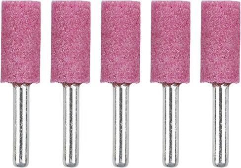6mm Shank Abrasive Stone Cylinder Pack Of 5 Great For Polishing Various Materials With For Rotary Tools(6x35) in Kuwait