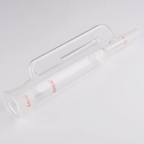 stonylab Borosilicate Glass Soxhlet Extractor, 45/40 Top Joint 24/40 Bottom Joint, Commonly Used in Laboratory Extraction in Kuwait