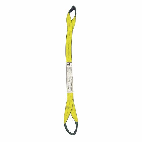 حبال شبكية مسطحة من Mazzella مقاس 1 × 4 أقدام وطبقة واحدة ملتوية ومسطحة، بوزن 1600 رطل عموديًا WLL in Kuwait