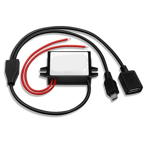 محول تيار متردد إلى تيار مستمر 24 فولت إلى 5 فولت مزود طاقة باك 3 أمبير 15 وات Micro Type-C محول جهد USB صغير مقاوم للماء (النوع C USB_AC24V_DC 5V 3A) in Kuwait