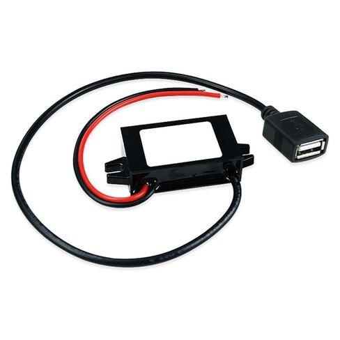 DC-DC تنحى محول فرق الجهد وحدة إمدادات الطاقة 12V24V إلى 5V 3A 15W للسيارة ذكر أنثى USB TYPEC محول (90 درجة نوع C USB) in Kuwait