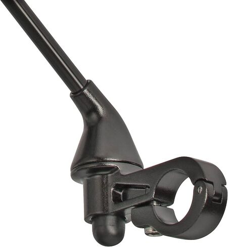 مرآة Ergotec، M-99 LV، سطح مرآة 122 × 78-66 مم، سبيكة/فولاذ، مصقول باللون الأسود، تجميع صحيح، ذراع طويل، مرآة كبيرة للدراجات والدراجات in Kuwait