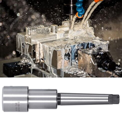 Annular Cutter Arbor with Morse Taper Extension, MTR8 Steel Adapter for Magnetic Drill Press, 19.05mm (0.8in) Inner Diameter, 3/4 Inch Shank, Includes Wrench in Kuwait