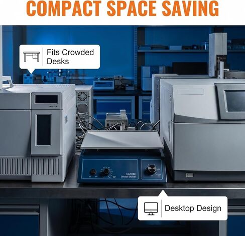 Orbital Shaker, Variable Speed 0-210 RPM, Lab Microplate Oscillator with Anti-Slip Platform, for Elisa Plates and Petri Dishes in Kuwait