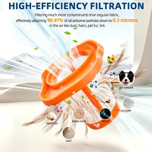 HHVKF10 Replacement Filter Compatible with BLACK And DECKER Handheld Vacuum | HHVK515J,HHVK320J, HHVK415B01,HHVK320J10,HHVK320J61, HHVK320JZ01, HHVK515JP,HHVK515JP07,HHVK515J00, HHVK515J00FF,HHVK515BPF07 in Kuwait