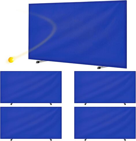 5 Pcs Table Tennis Barrier, 55" x 29.5" Practice Training Baffle with 420D Oxford Cloth, Portable Pickup Surround for Quick Ball Collection, Table Tennis Court Fencing Walls in Kuwait