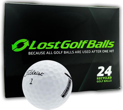 LostGolfBalls Used Titleist Tour Soft Golf Balls (24 Pack) – 3A Quality Recycled Golf Balls – Soft Feel & Long Distance in Kuwait