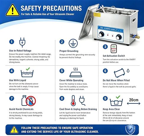 15L Ultrasonic Cleaner with Timer & Heater, Professional Ultrasonic Parts Cleaner, Knob Control Ultrasonic Cleaning Machine for Glasses Watch Jewelry Denture Dental Irrigator Parts Tools Circuit Board in Kuwait