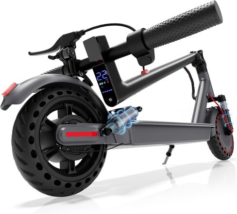 سكوتر كهربائي Aovowheel للبالغين، سكوتر كهربائي قابل للطي مع محرك 250 واط - 500 واط وسرعة قصوى 16-24 ميل في الساعة، أقصى مدى 15-60 ميل، سكوتر التنقل مع إطارات 6.5 بوصة/8.5 بوصة/10 بوصة/14 بوصة، فرامل مزدوجة in Kuwait