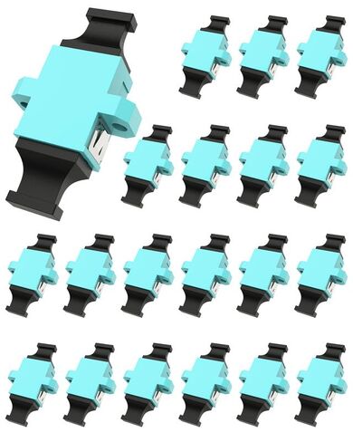 MPO إلى MPO Coupler، محول متعدد الأوضاع مكون من 5 مفاتيح يصل إلى Key-Down OM4 40G/100G، يدعم اتصالات 12/24-Core - أحمر وردي in Kuwait