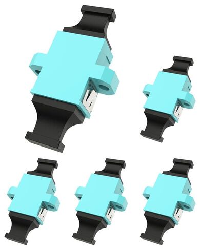 MPO إلى MPO Coupler، محول متعدد الأوضاع مكون من 5 مفاتيح يصل إلى Key-Down OM4 40G/100G، يدعم اتصالات 12/24-Core - أحمر وردي in Kuwait